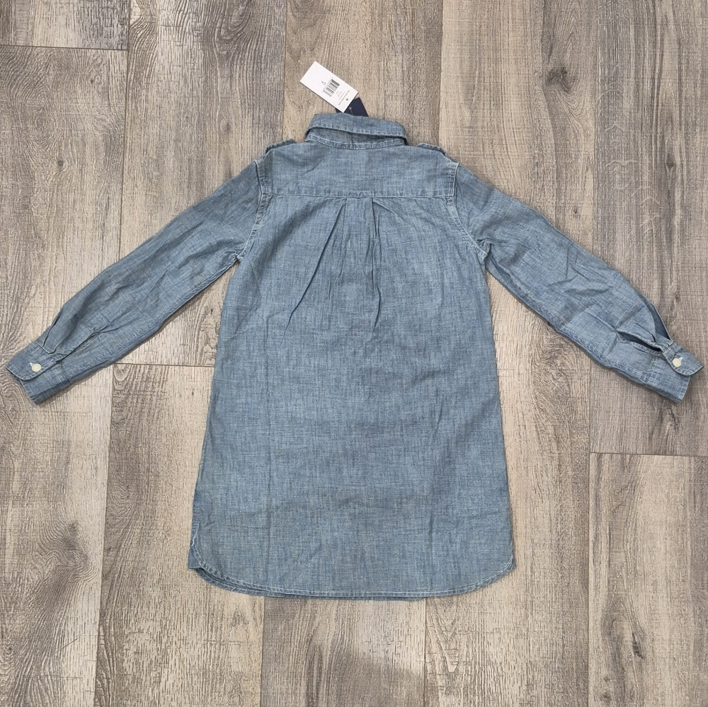 POLO RALPH LAUREN Girl's Chambray Dress - Picture 2 of 6